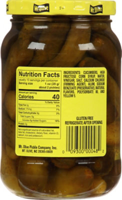 Mt. Olive Pickles Gherkins Sweet - 16 Fl. Oz. - Image 6