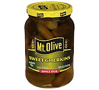Mt. Olive Pickles Gherkins Sweet - 16 Fl. Oz.