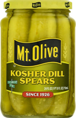 Mt. Olive Pickles Spears Kosher Dill - 24 Fl. Oz. - Image 1