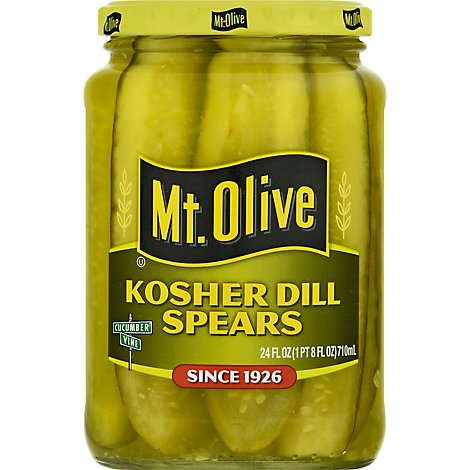 Mt. Olive Pickles Spears Kosher Dill - 24 Fl. Oz.