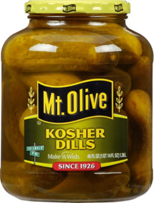 Mt. Olive Pickles Kosher Dills - 46 Fl. Oz. - Image 1