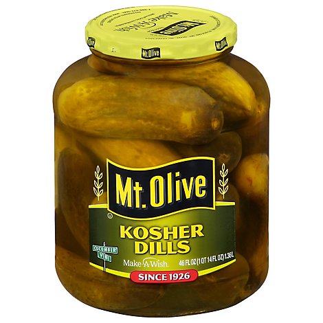 Mt. Olive Pickles Kosher Dills - 46 Fl. Oz.