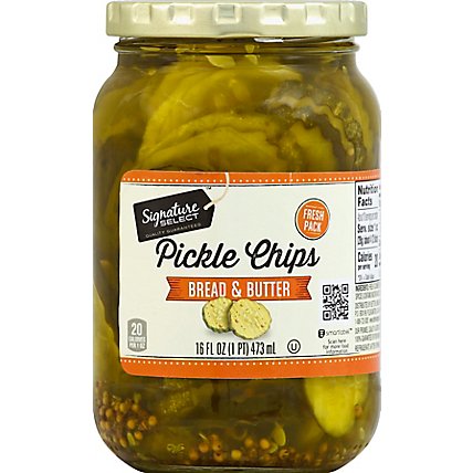 Signature SELECT Pickle Chips Bread & Butter - 16 Fl. Oz. - Image 2