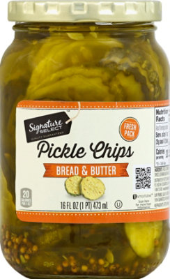 Signature SELECT Pickle Chips Bread & Butter - 16 Fl. Oz. - Image 2