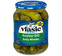 Vlasic Keto Friendly Kosher Dill Baby Whole Pickles - 32 Fl. Oz.