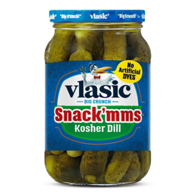 Vlasic Snackmms Keto Friendly Kosher Dill Minis Pickles - 16 Fl Oz - Image 1