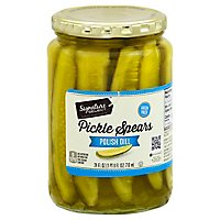 Signature SELECT Pickle Spears Polish Dill - 24 Fl. Oz. - Image 1