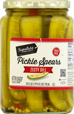 Signature SELECT Pickles Spears Zesty Dill - 24 Fl. Oz. - Image 2