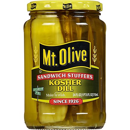 Mt. Olive Pickles Sandwich Stuffers Kosher Dill - 24 Fl. Oz. - Image 2