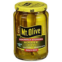 Mt. Olive Pickles Sandwich Stuffers Kosher Dill - 24 Fl. Oz. - Image 1