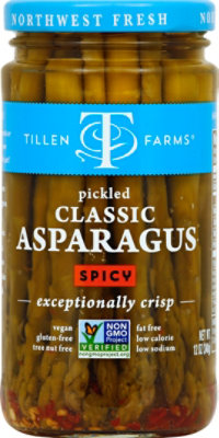 Tillen Farms Asparagus Pickled Crispy Hot and Spicy - 12 Oz - Image 2