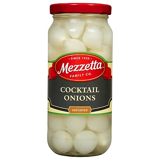 Mezzetta Onions Cocktail Imported - 16 Oz