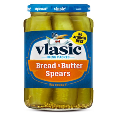 Vlasic Keto Friendly Bread And Butter Pickle Spears - 24 Fl Oz - Image 1