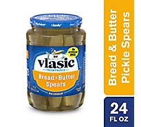 Vlasic Keto Friendly Bread And Butter Pickle Spears - 24 Fl. Oz.