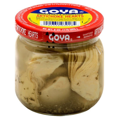 Goya Artichoke Hearts Quartered & Marinated - 6 Oz - Image 1