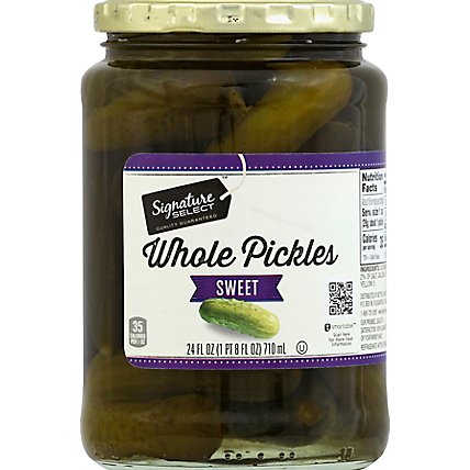 Signature SELECT Pickles Whole Sweet - 24 Fl. Oz. - Image 2