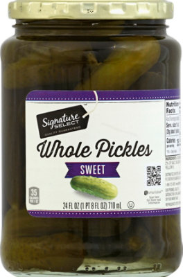 Signature SELECT Pickles Whole Sweet - 24 Fl. Oz. - Image 2