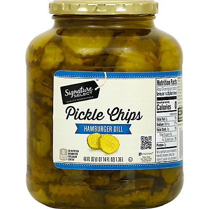 Signature SELECT Pickles Chips Hamburger Dill - 46 Fl. Oz. - Image 2