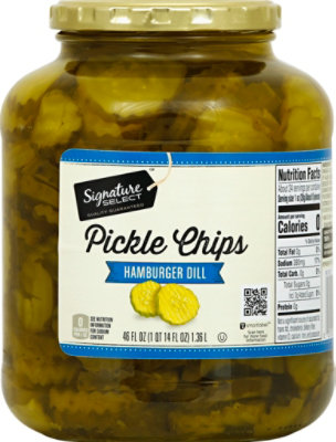 Signature SELECT Pickles Chips Hamburger Dill - 46 Fl. Oz. - Image 2