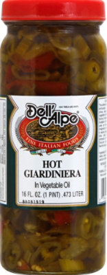 Dell Alpe Giardiniera Hot in Vegetable Oil - 16 Fl. Oz. - Image 2