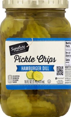 Signature SELECT Pickle Chips Hamburger Dill - 16 Fl. Oz. - Image 2