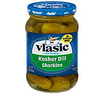 Vlasic Pickles Gherkins Kosher Dill - 16 Fl. Oz.