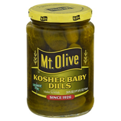 Mt. Olive Pickles Baby Kosher Dills - 24 Fl. Oz. - Image 2