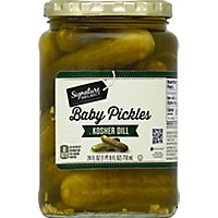 Signature SELECT Pickles Baby Kosher Dill Jar - 24 Fl. Oz. - Image 2