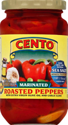 Cento Peppers Roasted Marinated - 12 Oz - Image 2