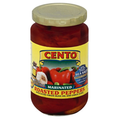 Cento Peppers Roasted Marinated - 12 Oz - Image 1