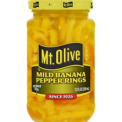 Mt. Olive Pepper Rings Banana Mild - 12 Fl. Oz. - Image 2