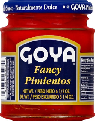Goya Pimientos Fancy - 6.5 Oz - Image 2