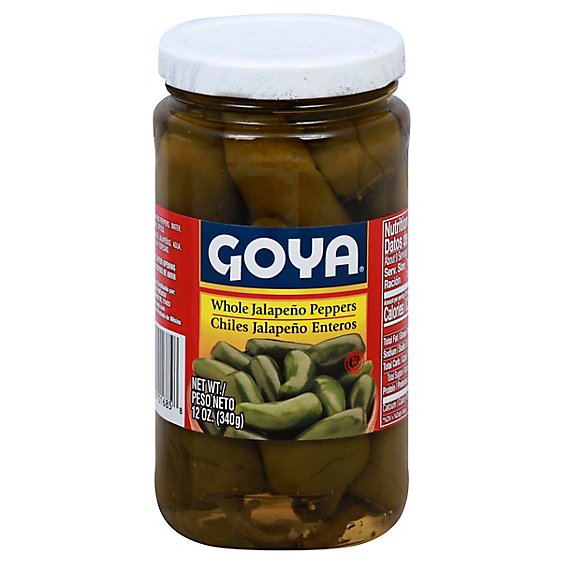 Goya Peppers Jalapeno Whole - 12 Oz