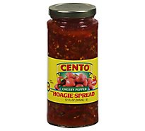 Cento Spread Hoagie Cherry Pepper Diced Hot - 12 Fl. Oz.