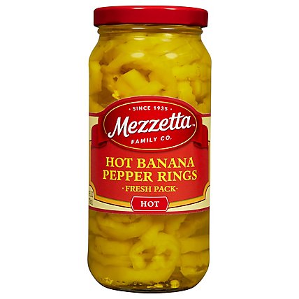 Mezzetta Pepper Rings Hot Deli-Sliced - 16 Oz - Image 1