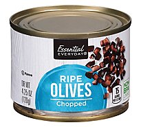 Signature SELECT Olives Chopped Ripe Can - 4.25 Oz