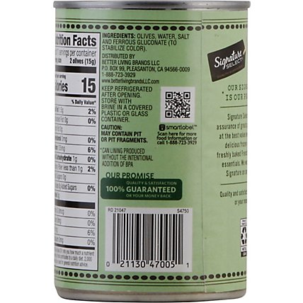 Signature SELECT Olives Pitted Ripe Colossal Can - 5.75 Oz - Image 6