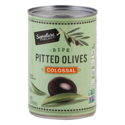 Signature SELECT Olives Pitted Ripe Colossal Can - 5.75 Oz - Image 2