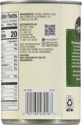 Signature SELECT Olives Pitted Ripe Medium Can - 6 Oz - Image 5