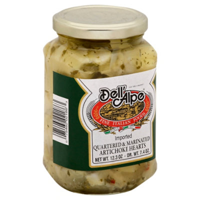 Dell Alpe Artichoke Hearts Quartered & Marinated - 12.3 Oz - Image 1