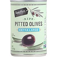 Signature SELECT Olives Pitted Ripe Extra Large Can - 6 Oz - Image 2