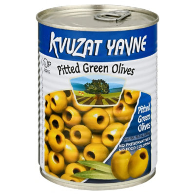 Kvuzat Yavne Pitted Green Olives - 19 Oz - Image 3