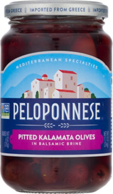 Peloponnese Gourmet Olives Black Pitted Kalamata - 11.1 Oz - Image 2