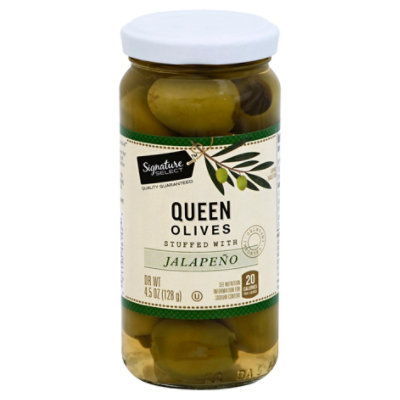 Signature SELECT Olives Stuffed Jalapeno - 4.5 Oz