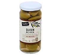 Signature SELECT Olives Stuffed Almond - 4.5 Oz