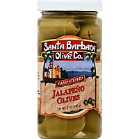 Santa Barbara Olive Co. Olives Hand Stuffed Jalapeno - 5 Oz - Image 2