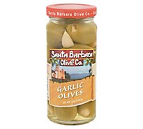 Santa Barbara Olive Co. Olives Hand Stuffed Garlic - 5 Oz