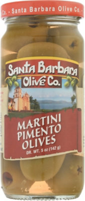 Santa Barbara Olive Co. Olives Martini Pimento - 5 Oz - Image 2