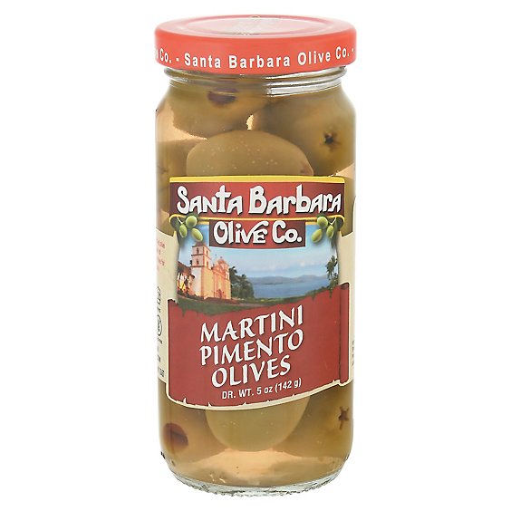 Santa Barbara Olive Co. Olives Martini Pimento - 5 Oz