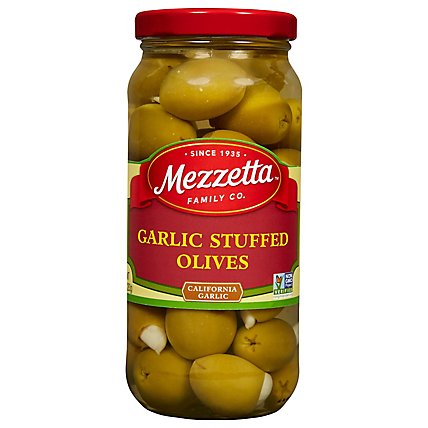 Mezzetta Olives Stuffed Garlic - 10 Oz - Image 3
